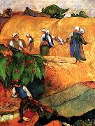 Paul Gauguin Harvest Scene oil painting